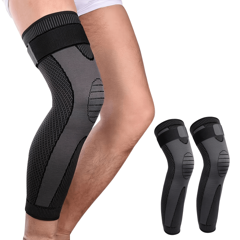 Elasticity Long Knee Protector Brace Sports Knee High - Temu