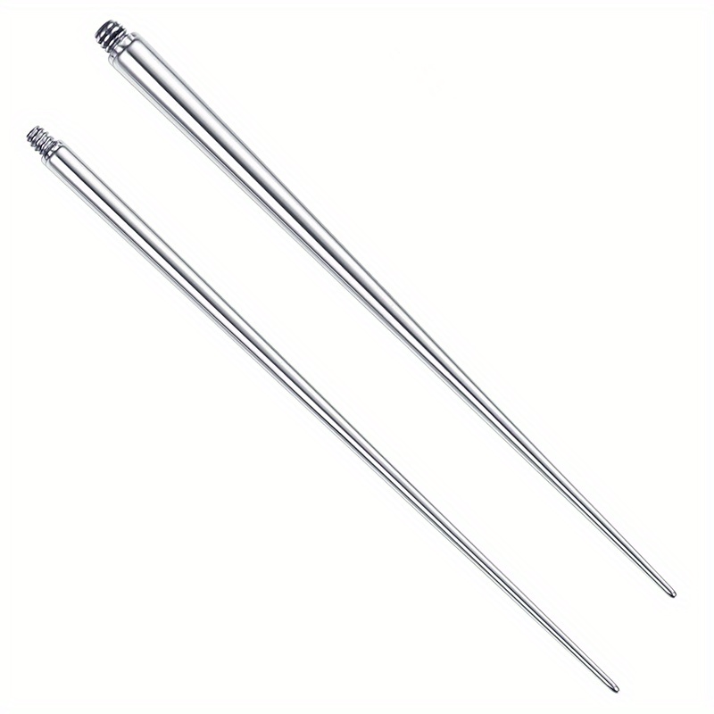 Stainless Steel Piercing Kits Insertion Pin Taper Threadless - Temu