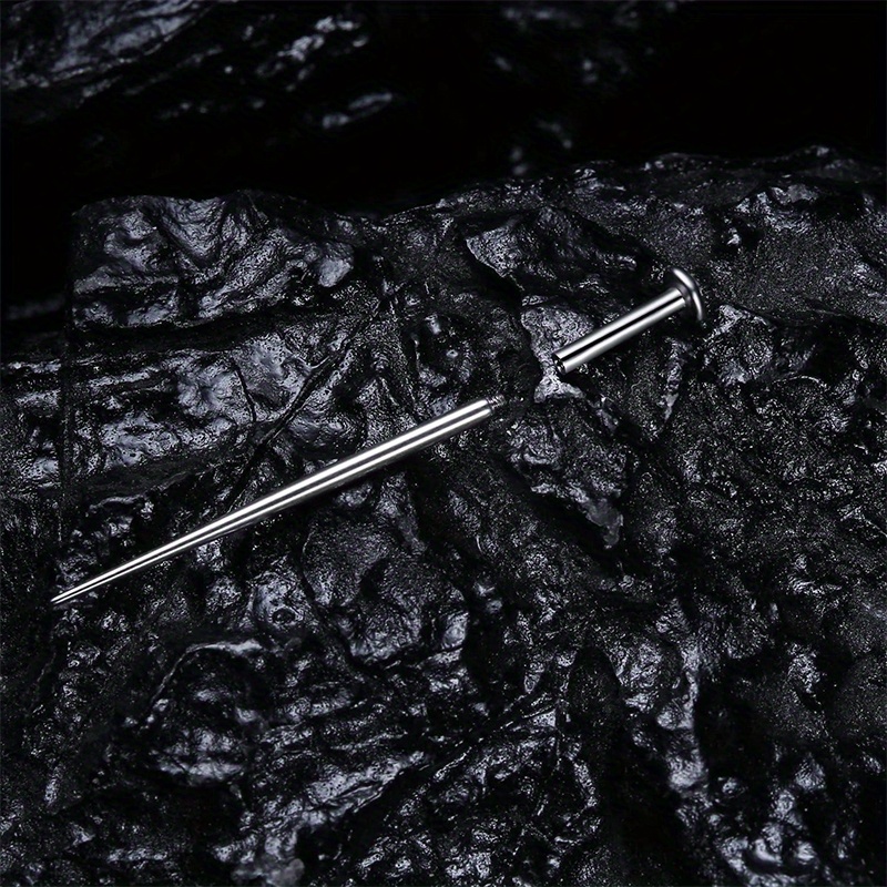 Stainless Steel Piercing Kits Insertion Pin Taper Threadless - Temu Canada