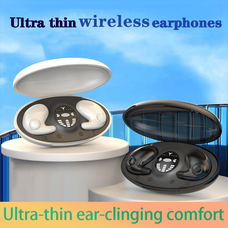 Audífonos invisibles para dormir, inalámbricos, pequeños, pequeños,  discretos, con cancelación de ruido, auriculares para dormir, Bluetooth  5.3