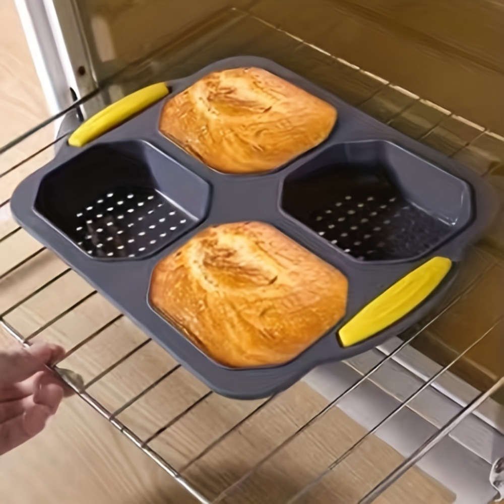 Mini Loaf Pan 9 Cavity Silicone Baking Mold For Mini Loaf - Temu