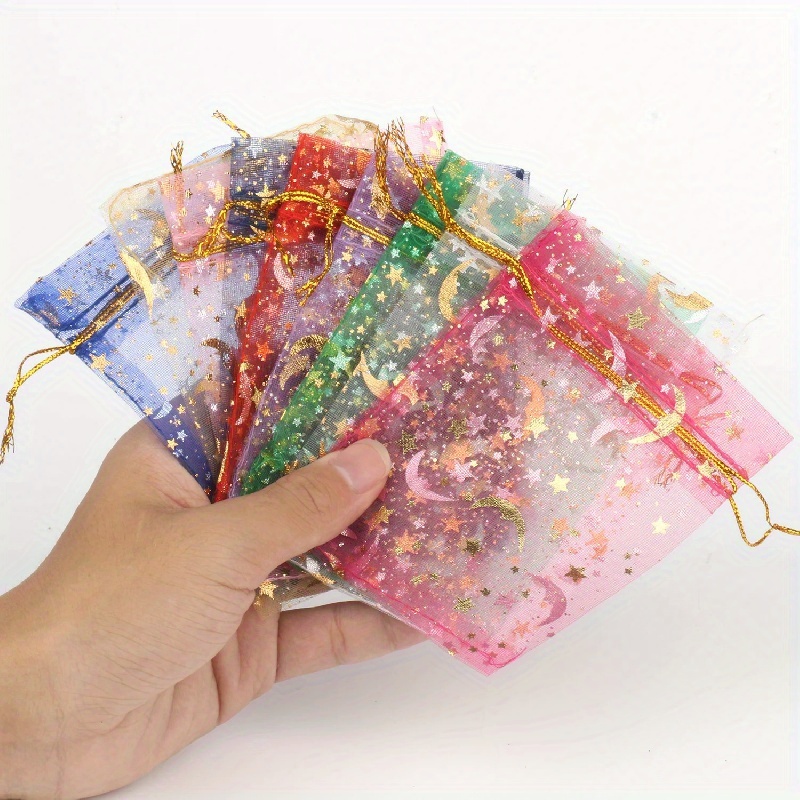 Mini Organza Drawstring Bags (50 Pc)