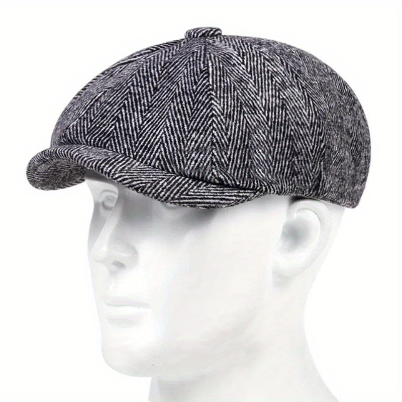 

Classique Unisexe Bérets Chapeaux Vintage Casquette De Journaliste Unisexe Léger Peintre Casquette Pour Femmes Hommes Automne & Hiver