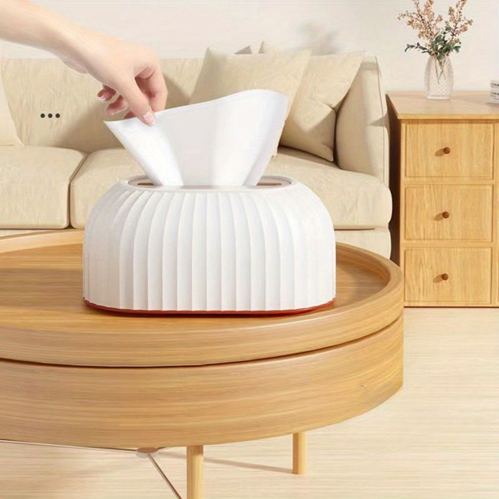

1pc - Tissue Box Towel Box Restaurant Table Storage - Tissue Storage Box Decor Kitchen Accessories