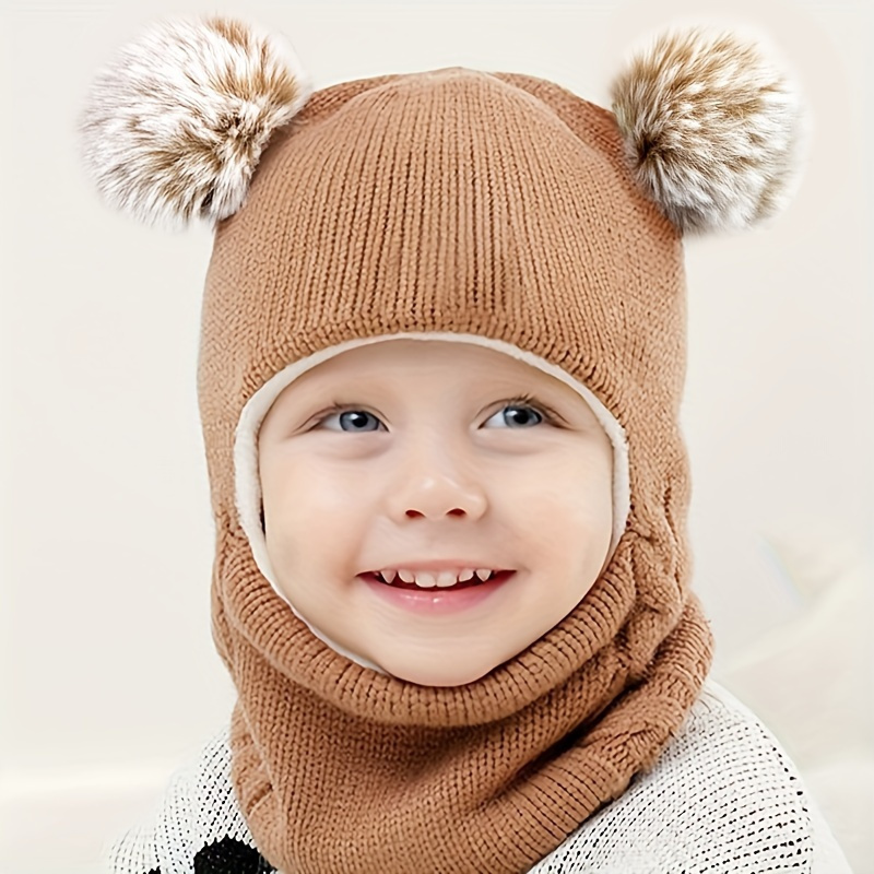 Bonnet avec cache cou pour enfants fille et garçon disponible #bonnet # enfant