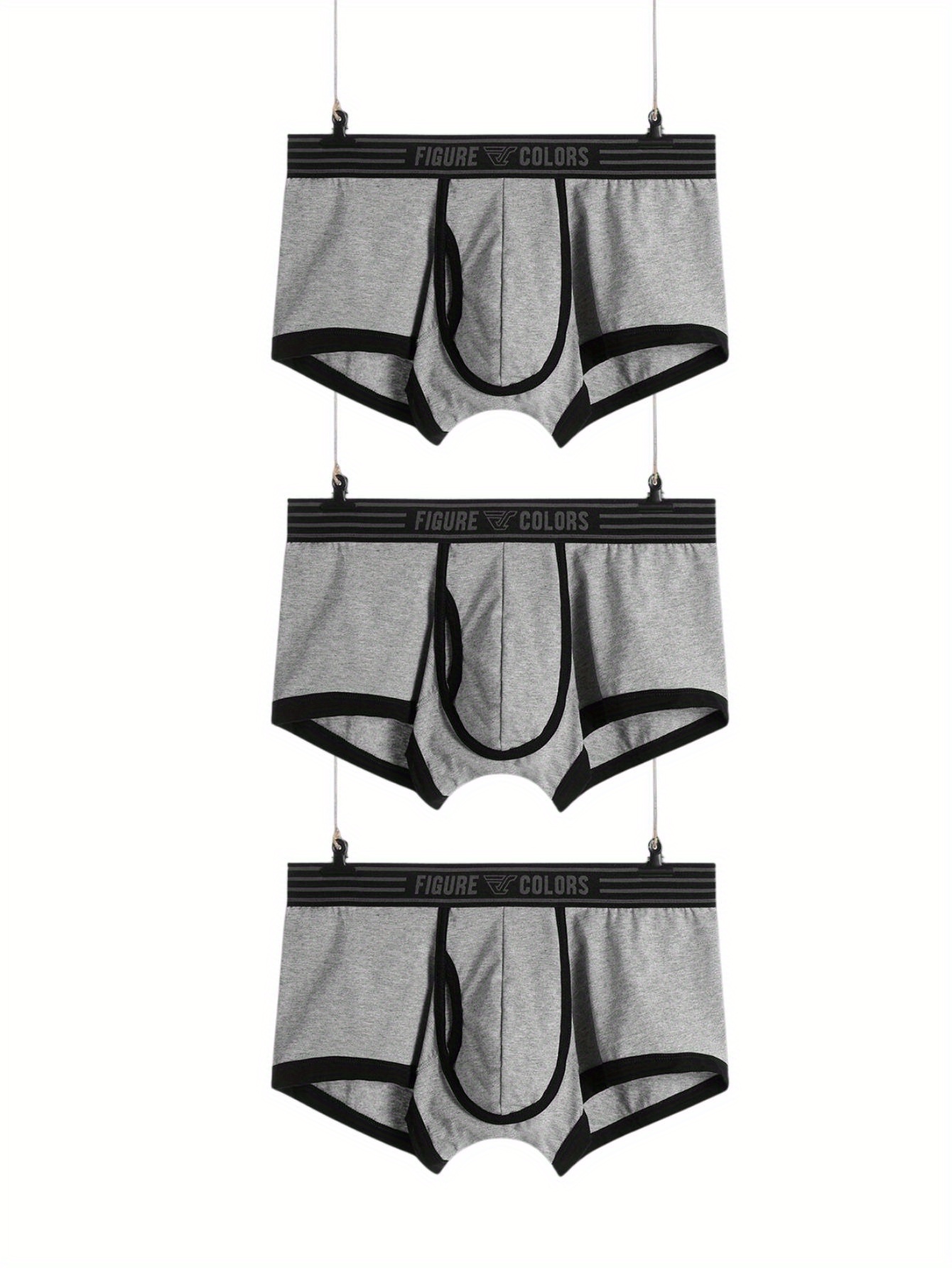 1/3pcs/set Trendy Cotton Men's Panties Male Boxers Shorts Men's