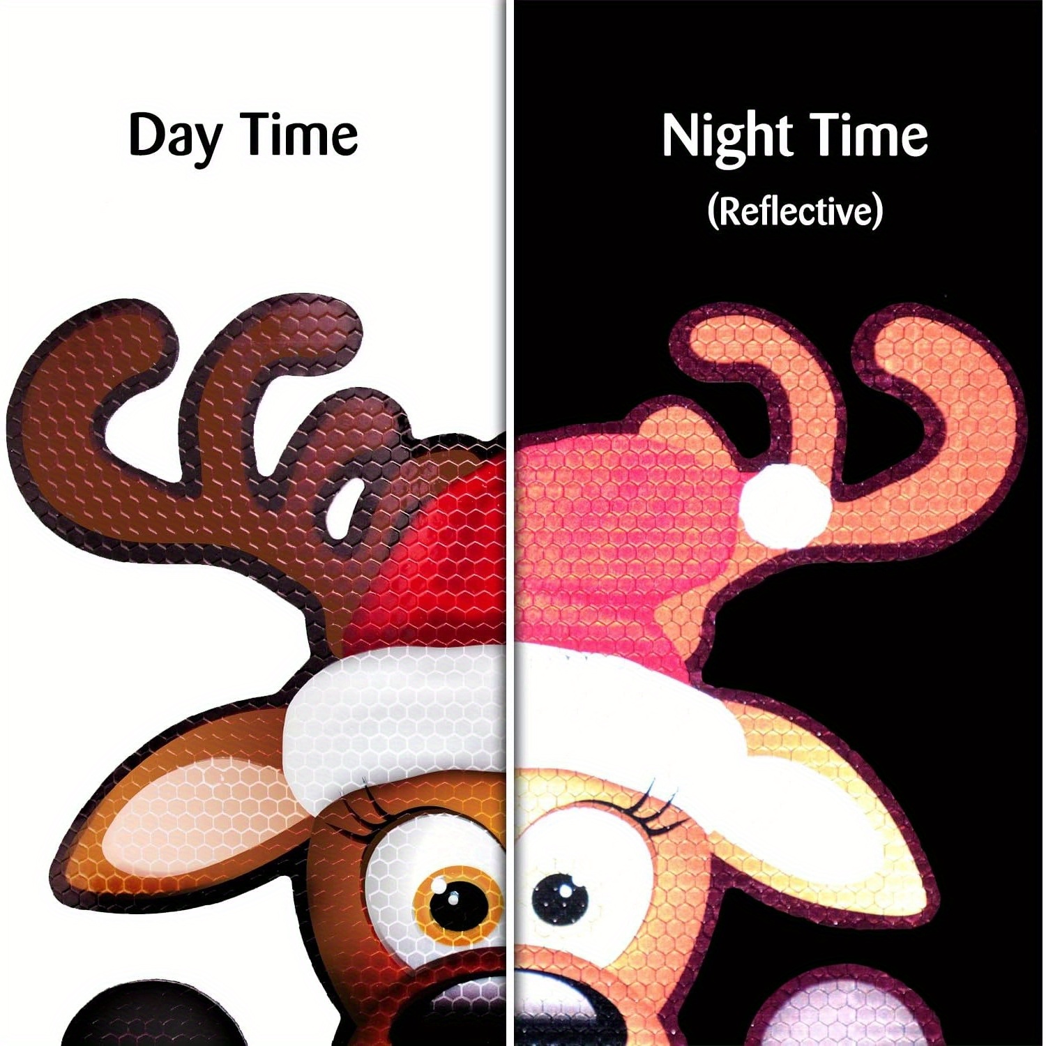 Cartoon Christmas Magnetic Ruler Cute Christmas Reindeer - Temu