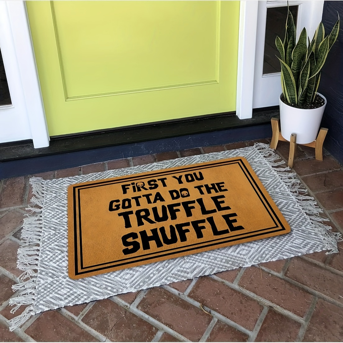 First You Gotta Do The Truffle Shuffle Doormat Non Slip