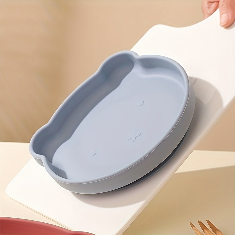 Silicone Suction Plate Cartoon Bear Shape Home & Outdoor Gift