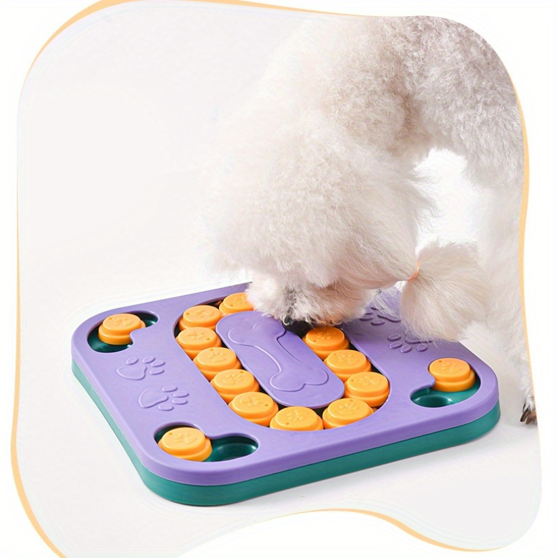 Pet Puzzle Toy Slow Feeder Bowl For Dog & Cat, Interactive Dog Toy For  Treats Training - Temu