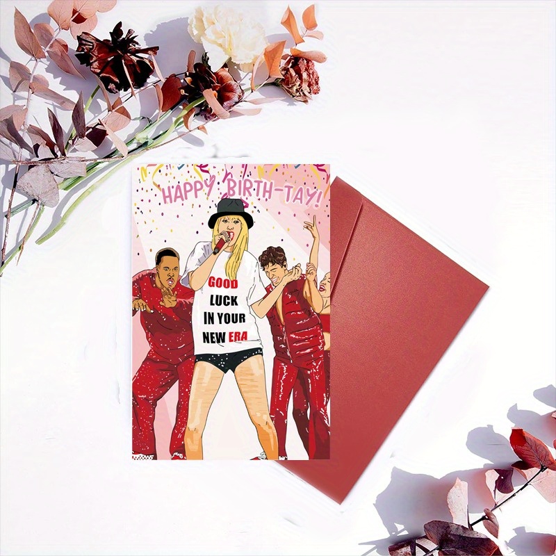  Taylor Swift Inspired Parody Birthday Card Birth-TAY 5x7 inches  w/Envelope : Handmade Products