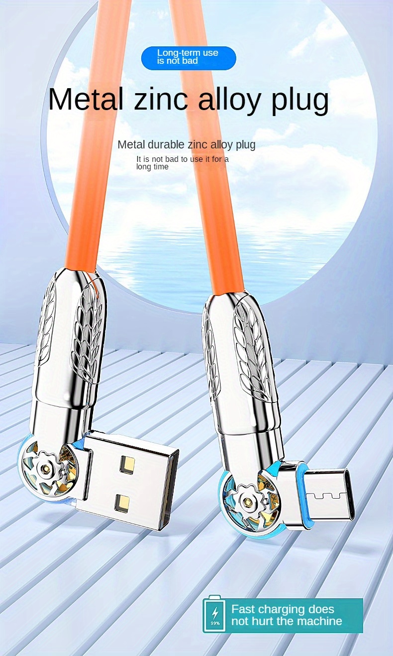 Scalable Spring Cable Mobile Phone Charging Super Fast - Temu