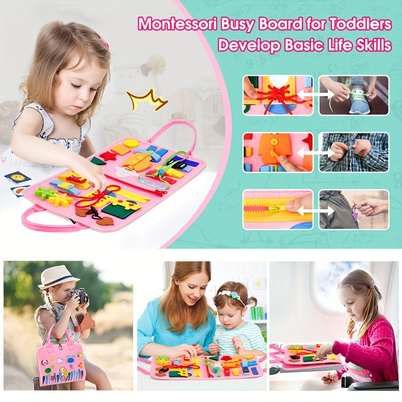 Juguetes De Aprendizaje Para Niños Pequeños Busy Board, Libros