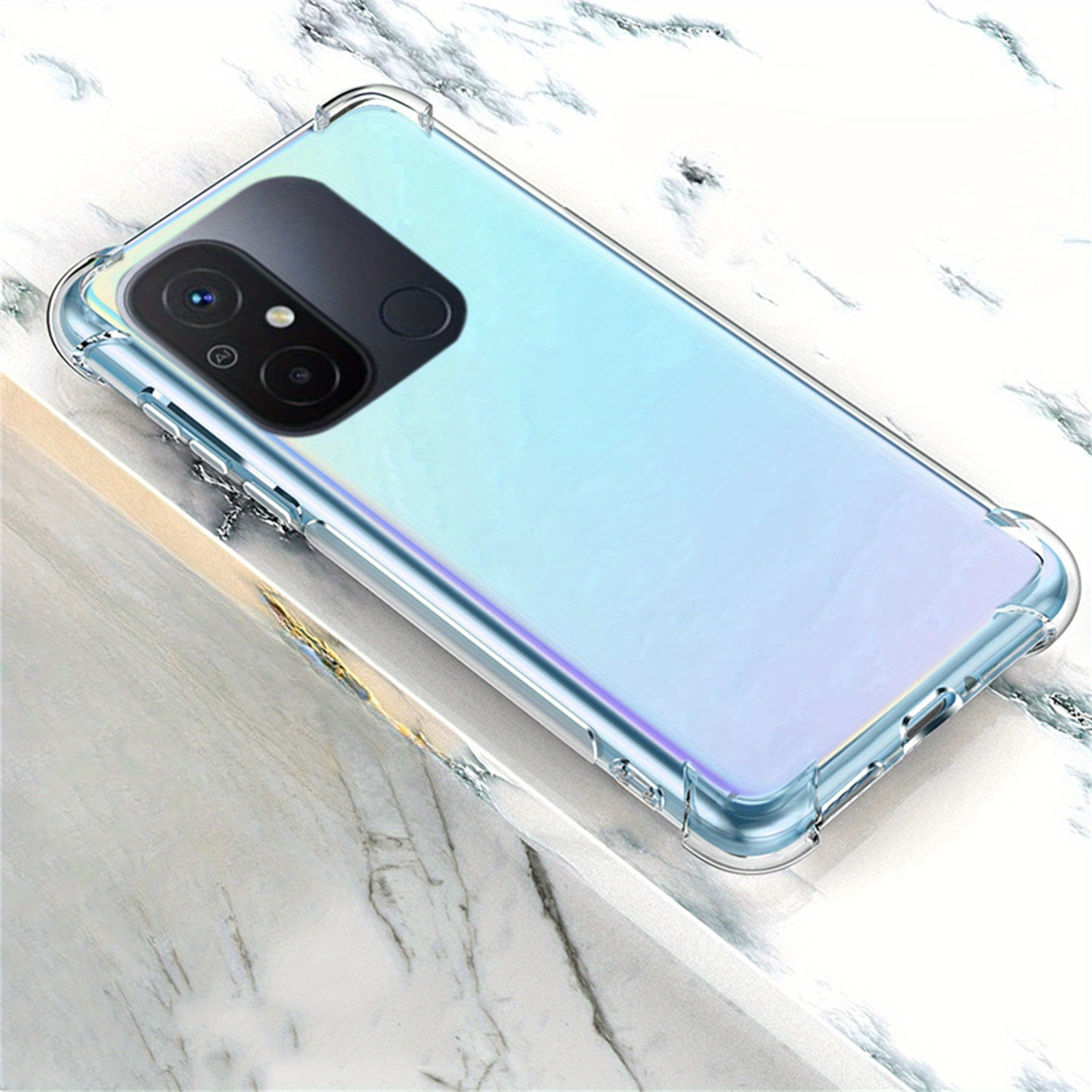 Cheap Magnetic Ring Holder Case For Xiaomi Poco M6 Pro 5G Soft Silicone  Transparent TPU Shockproof Airbags Cover For POCO M5S M4 F5 X5 Pro C55 C50