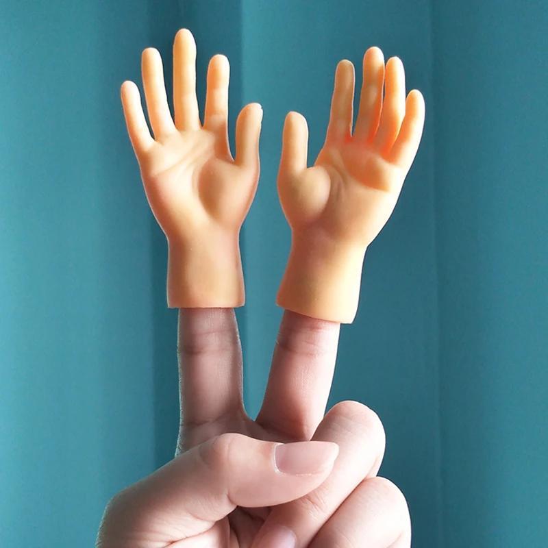 12 Stück Fingerhände Fingerpuppen,Kleine Hände Fingerpuppen,Tiny