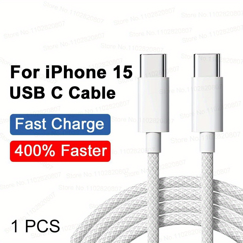 60W Für USB-C-Kabel Für IPhone 15 Pro Max Plus-Kabel Schnellladetelefon  USB-C-zu-Typ-C-Kabel PD-Ladegerät-Zubehör