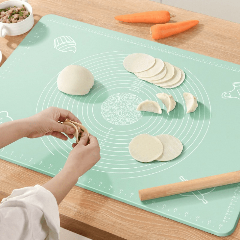 Silicone Pastry Mat for Baking, Baking Mat for Rolling Dough Non