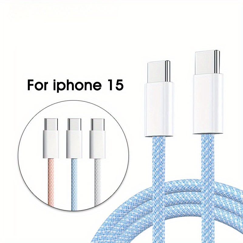 Usb C Charging Cable Usb C To Usb C Cable For Iphone 15 Pro - Temu