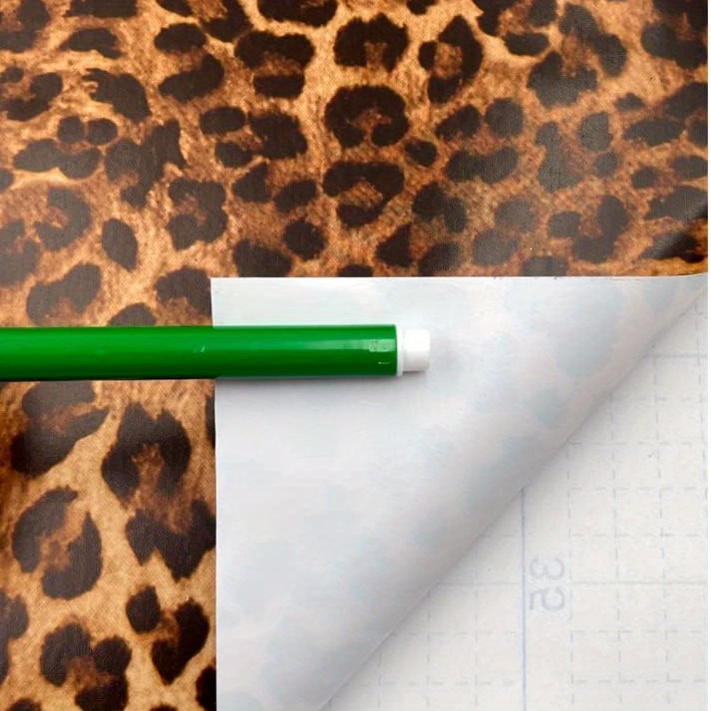 Leopard Print Decor Paper in Rolls for Furniture Vinyl Waterproof