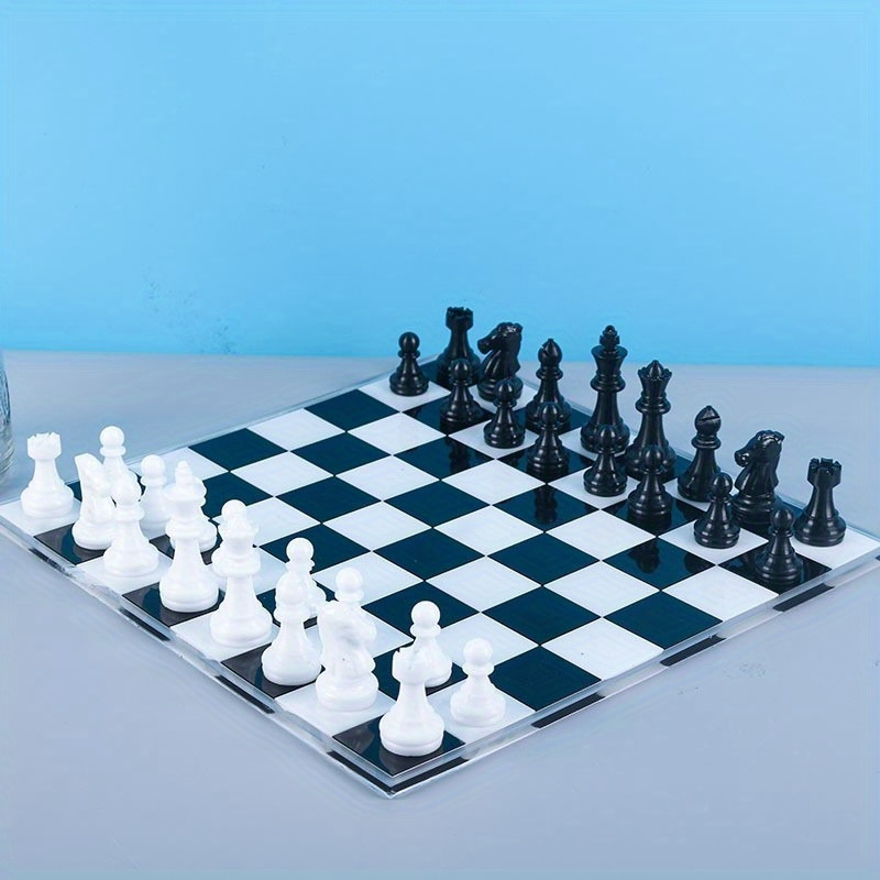Mold Silicone Chess Boards Epoxy Resin Casting DIY UV Checkerboard