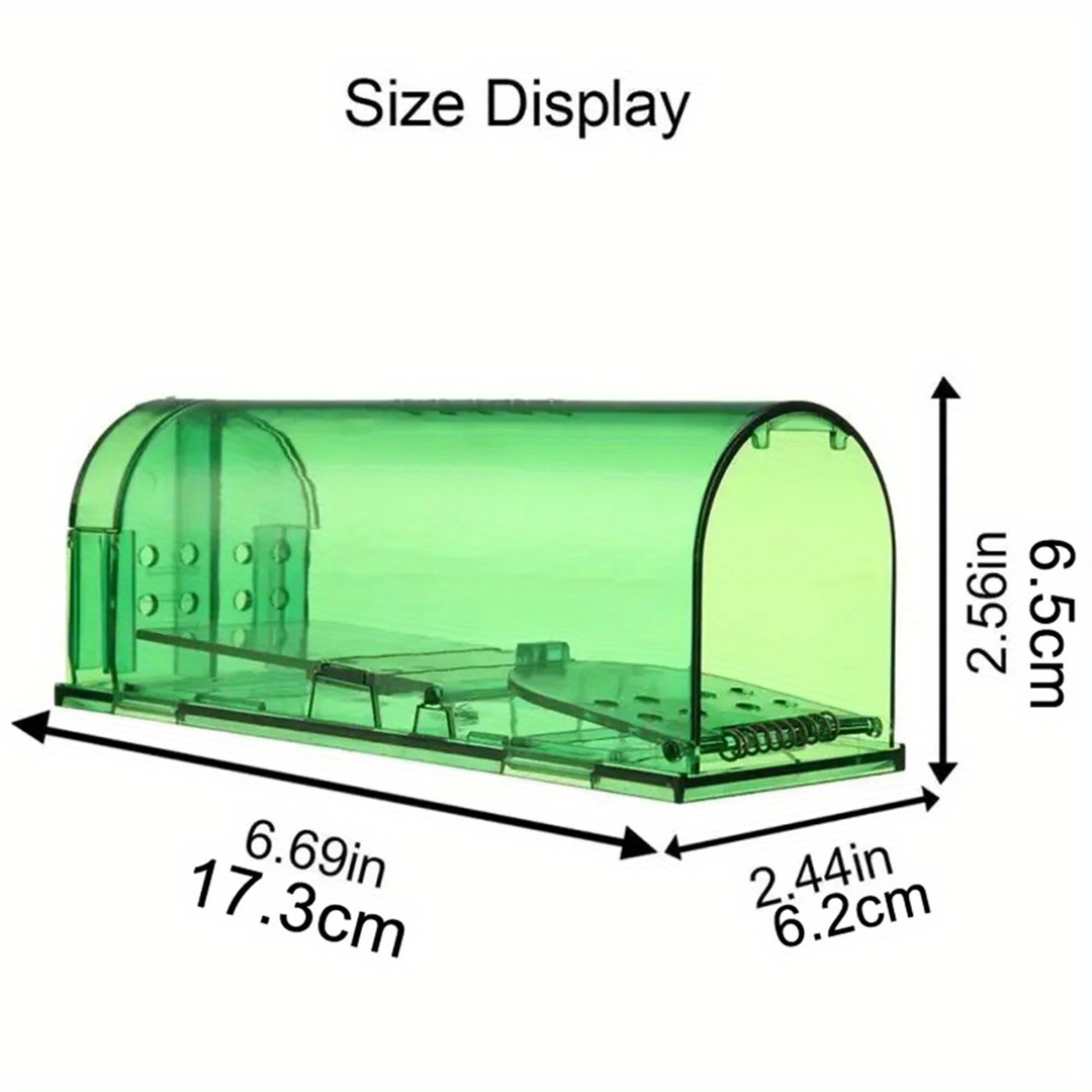 3pcs Trappola Per Topi Trasparente, Catturatore Di Topi Roditori Vivi, Gabbia  Per Animali Piccoli Riutilizzabile, Trappola Per Topi Piccoli Ratto - Temu  Italy