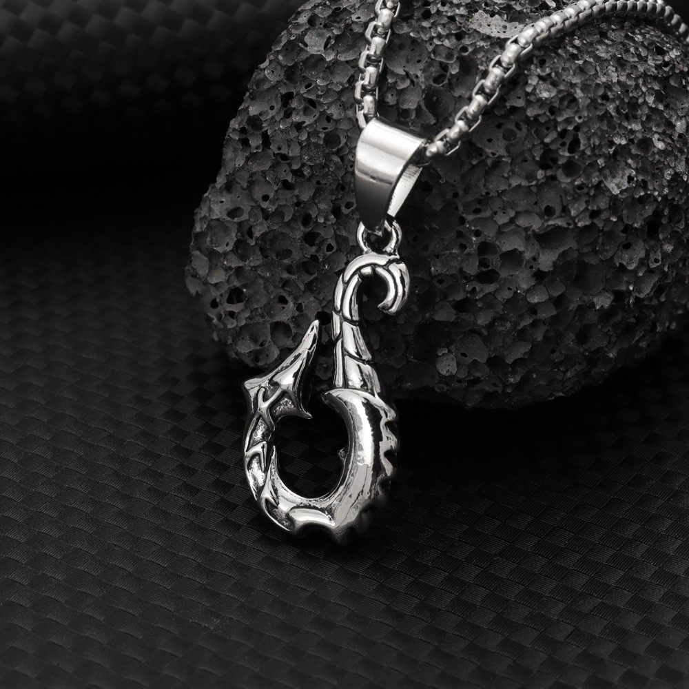 Explosion style Men's domineering punk Retro pendant fish hook