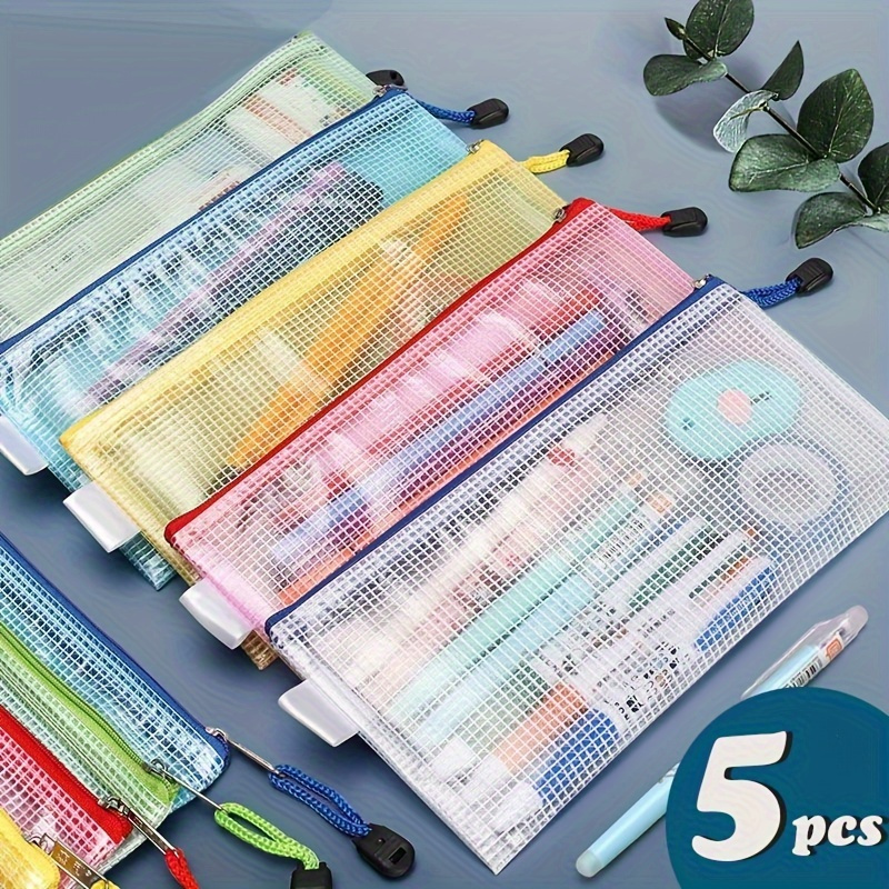 Clear Pvc Pencil Case Transparent Plastic Waterproof - Temu