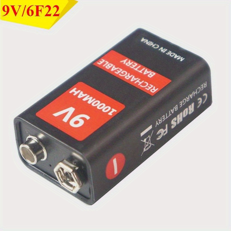 High Quality 6f22 9V USB Battery USB Rechargeable Battery for Toy Car -  China 18650, 1800mAh Battery