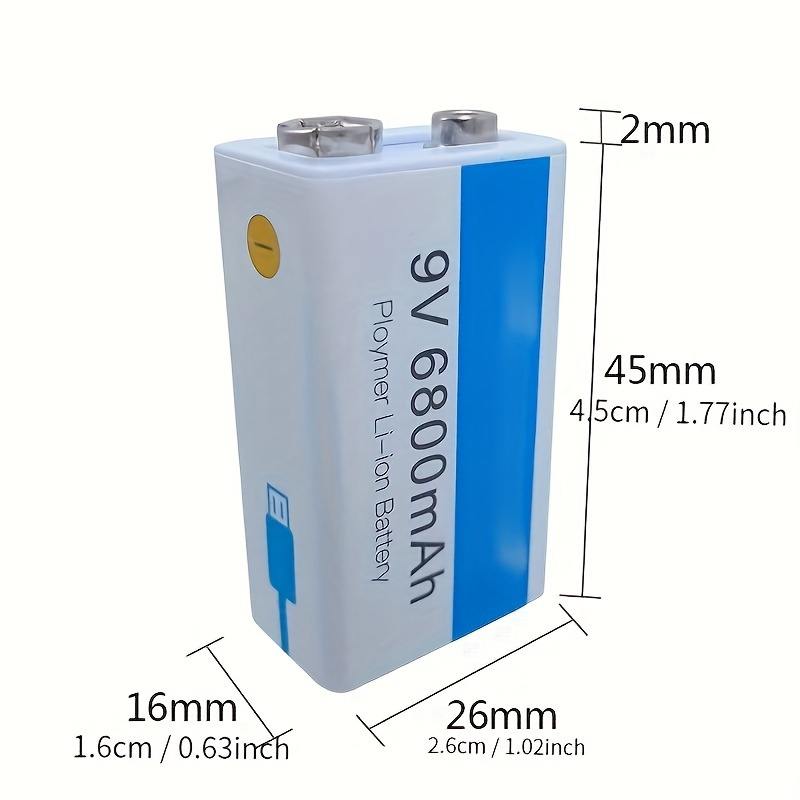 6lr61 9v Alkaline Battery Wireless Microphone 6lr61 Battery - Temu