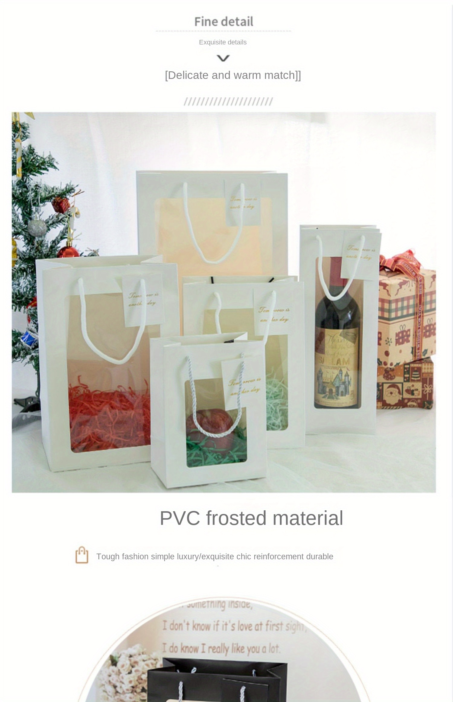 10pcs Kraft Paper Bags For Wedding Birthday Transparent Window Party Gift  Box