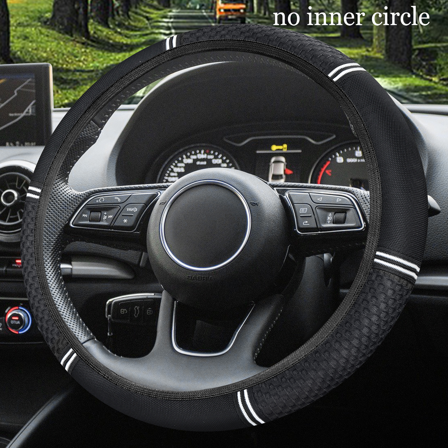 Universal Car Silicone Steering Wheel Cover Elastic Non slip - Temu