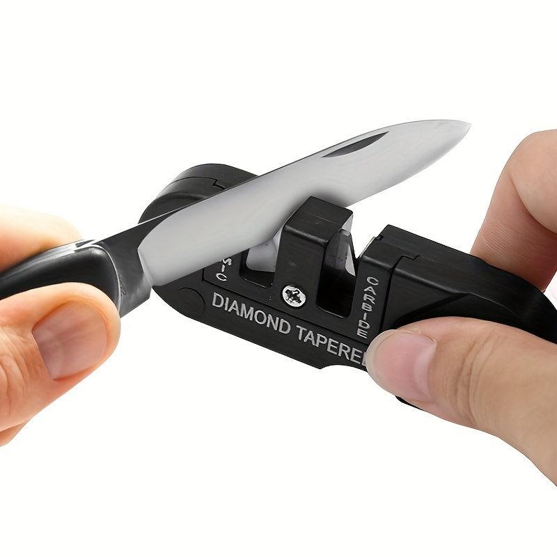 3-in-1 Multifunctional Pocket Knife Sharpener: The Ultimate Survival Tool  For Outdoor Camping Activities