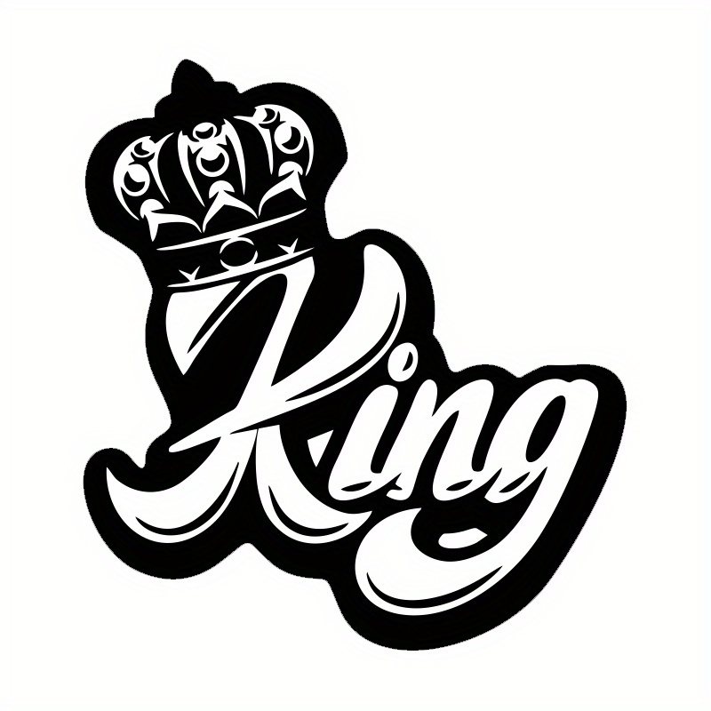 Crown Princess Queen King Cute Funny Car Styling Vinyl Decal Sticker Car  Window Motorcycle Jdm