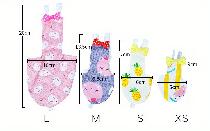 Bird Diaper Parrot Flight Suit Bird Clothes Adjustable Bird Flying Clothing Pet Bird Clothes Dark Coffee Xs