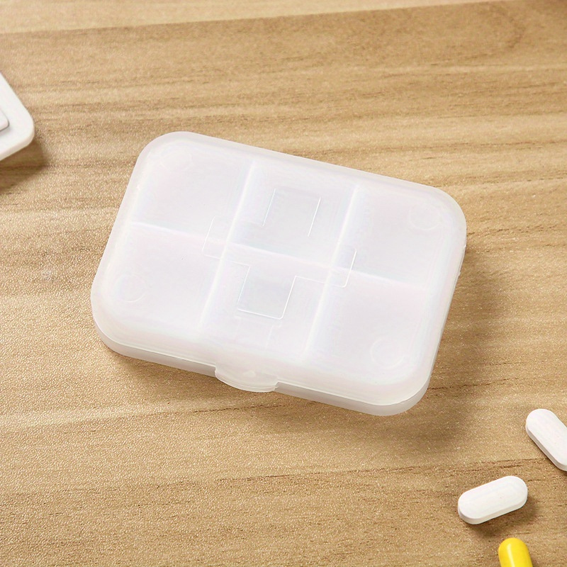 Large Capacity Medicine Storage Box Transparent Portable Vitamin