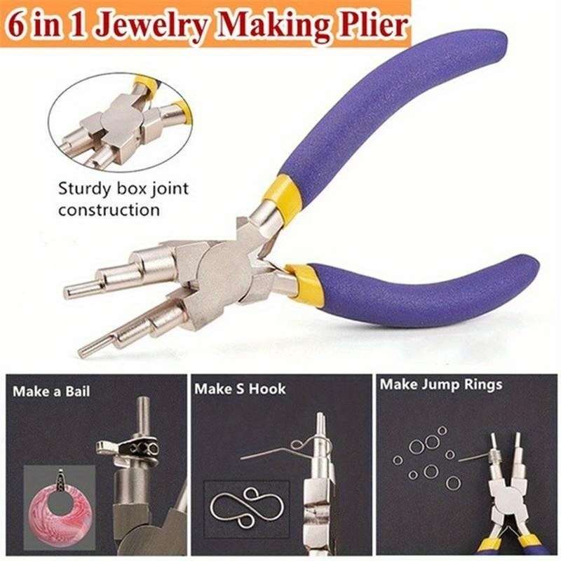 Handmade Jewelry Making Tool Kit Pliers Bead Board Silk Cord - Temu