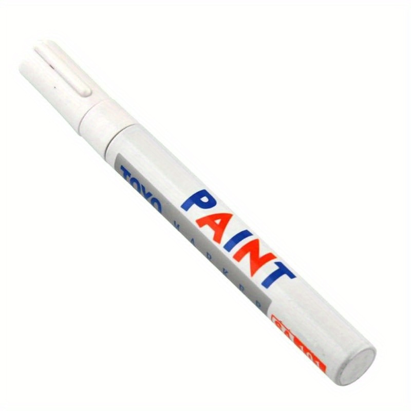 1pc White Tire Paint Marker Pen For Cars