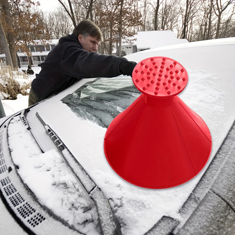Ice Scraper Safe Copper Edge Car Van Window Windscreen Frost Snow Winter
