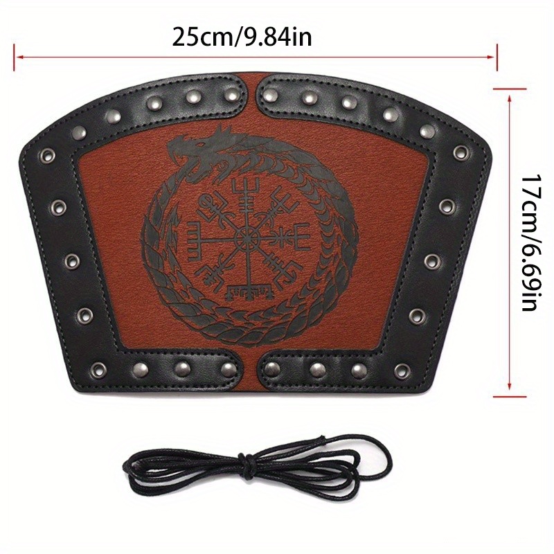 Medieval Leather Bracers, Viking Medieval Retro Knight Hardware Wristbands  for Men Women – the best products in the Joom Geek online store