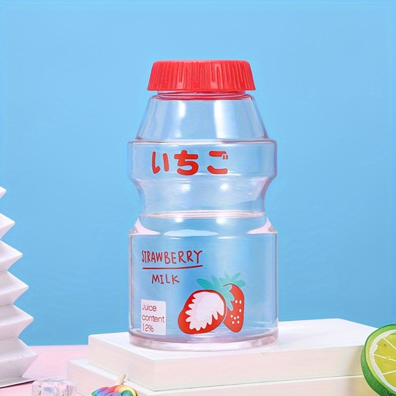 1pc 480ml Fruit Plastic Water Bottle Portable Water Bottles Cute