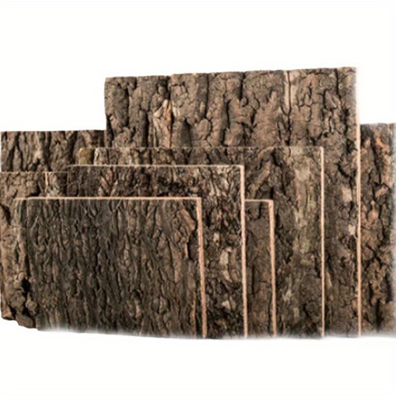 Reptile Tank Rainforest Landscaping Oak Bark Crawling Box Temu
