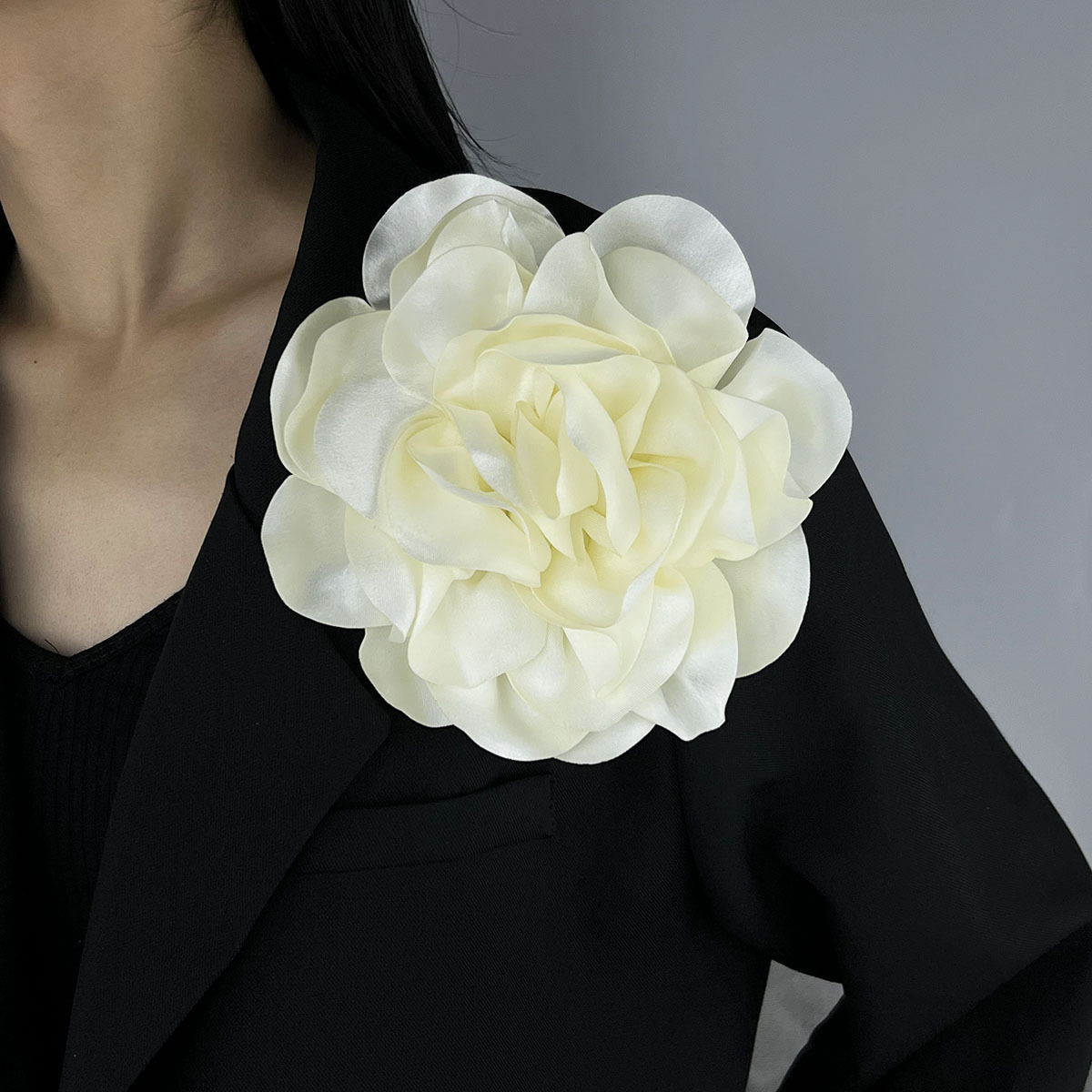 3d Flower Shape Brooch Colorful Corsage Temperament Suit - Temu