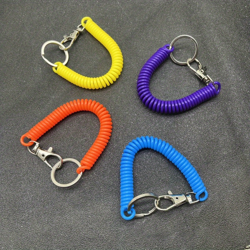 Key clips, key coils and chains