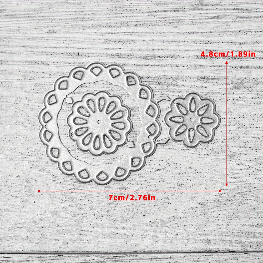 1pc Serie Fiori Fustelle In Metallo Creazione Carte: - Temu Italy