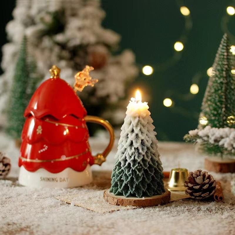 Christmas 1PC Wholesale Ceramic Candle Container