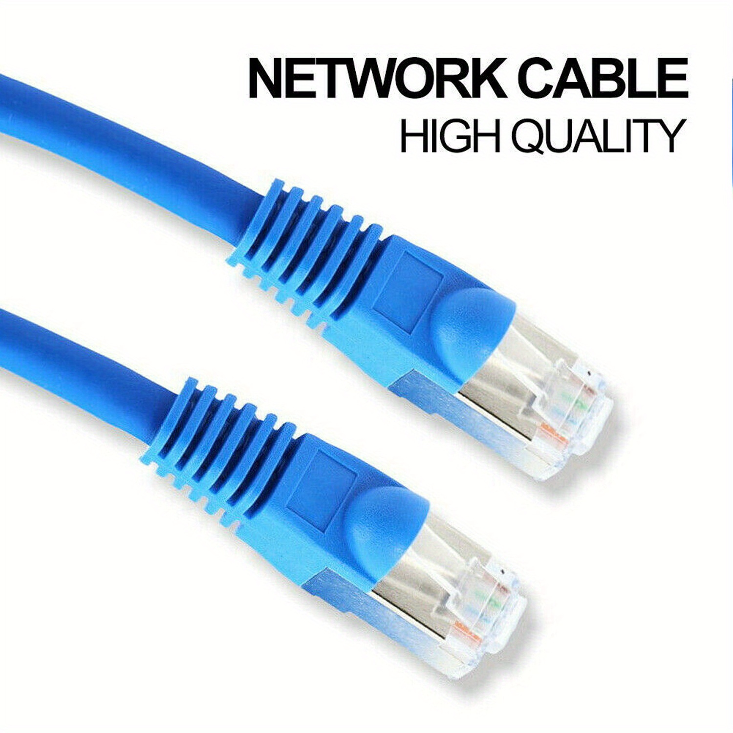 Cat6 Ethernet Cable - RJ45 LAN Network Cable for PS Xbox PC Internet Router  Black- 20 Feet