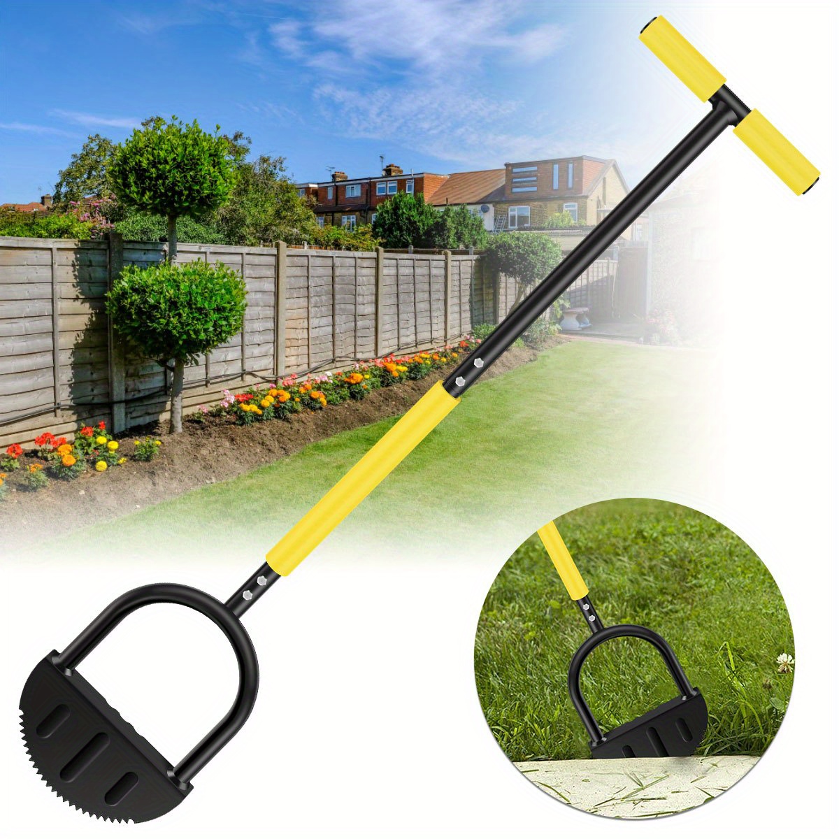 Manual garden shop edger tool