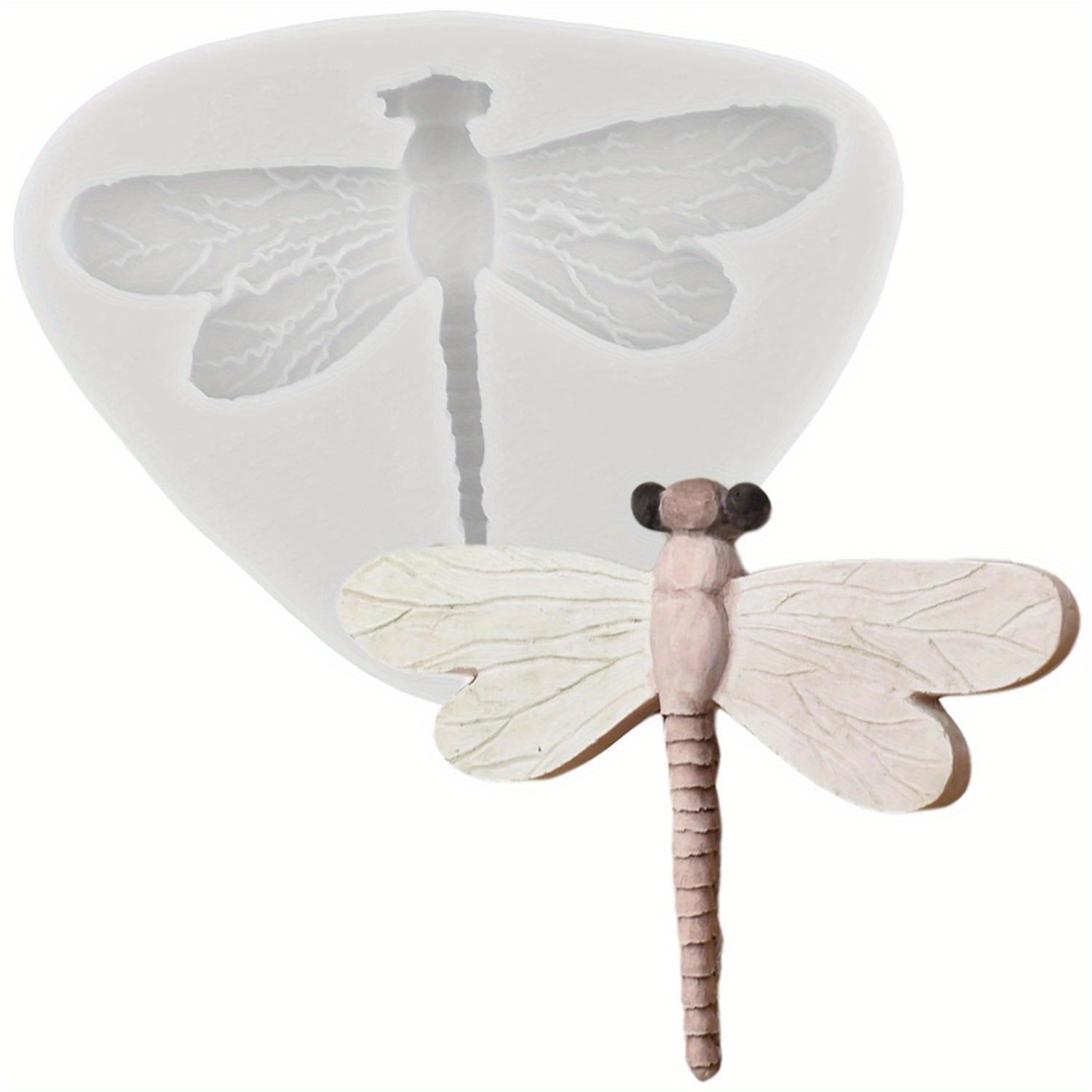 

1pc 3d Dragonfly Silicone Mold Fondant Molds Cake Decorating Tools Diy Cupcake Topper Chocolate Candy Mould