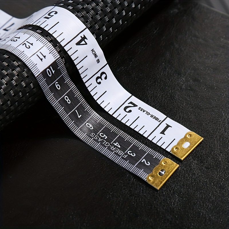 Cinta métrica suave para medidas corporales, cinta métrica de doble escala  de doble color, cinta métrica de medida, medida de costura, 60
