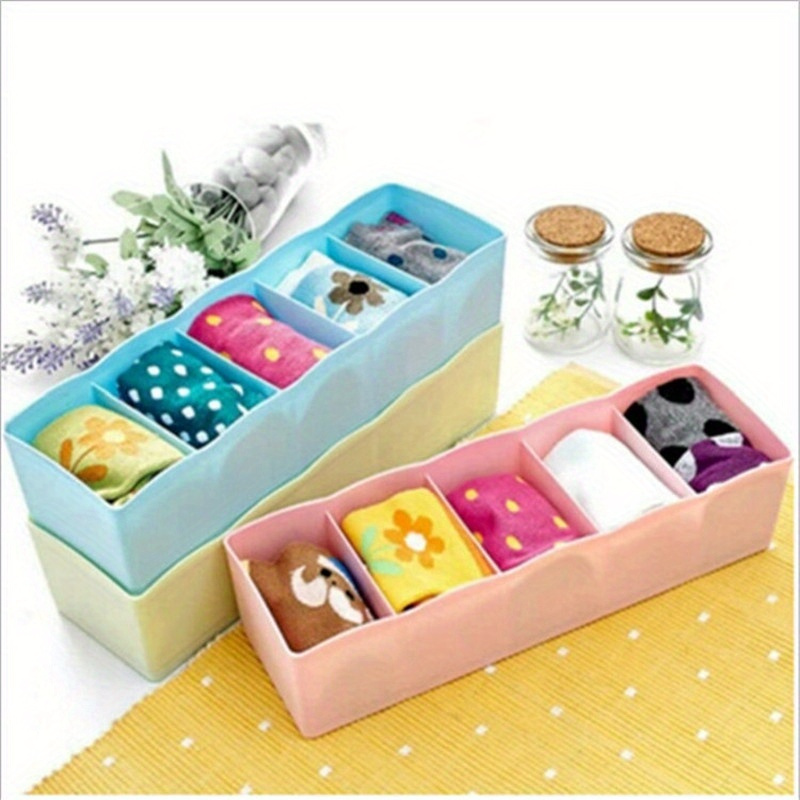 Plastic Storage Box 6 Compartments Drawer Organizer Storage - Temu